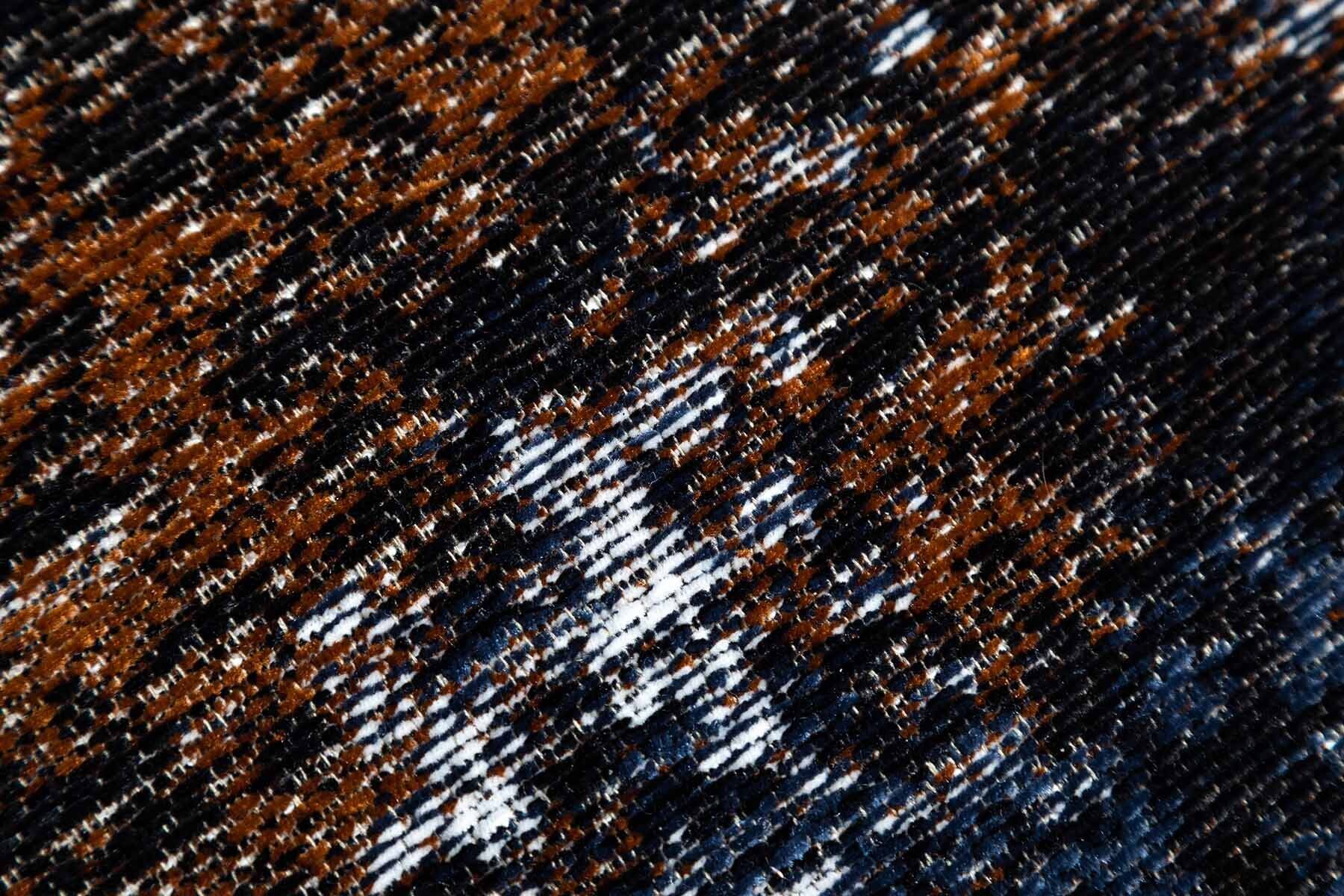 Vintage Teppich FLAME RUSTY BLUE - Waschbarer Teppich – Bild 2